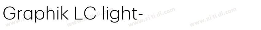 Graphik LC light字体转换